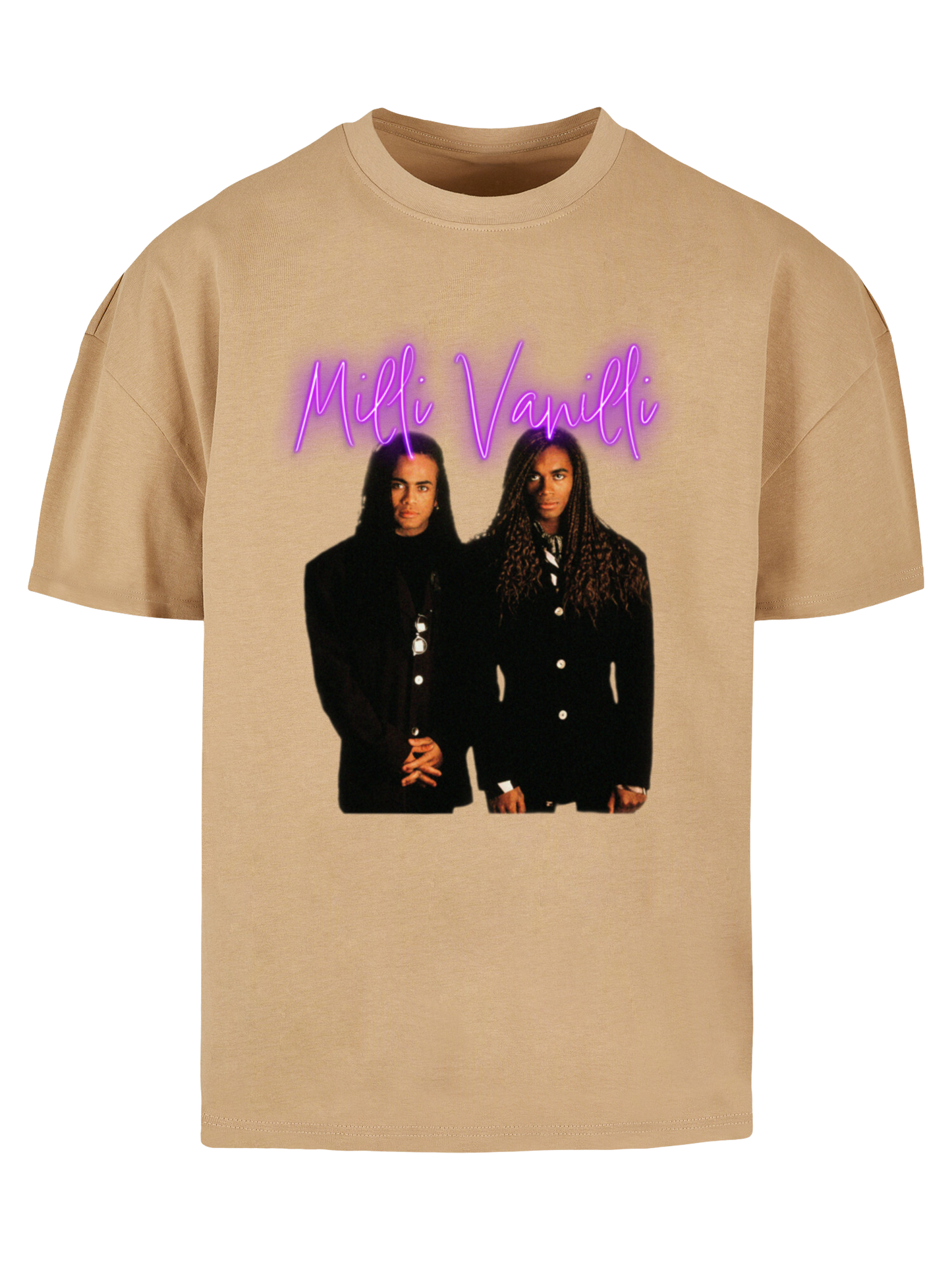 Oversized Neon Milli Vanilli T-Shirt