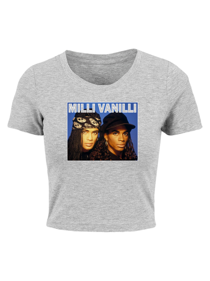 90er Jahre Vintage Milli Vanilli Kurz geschnitten