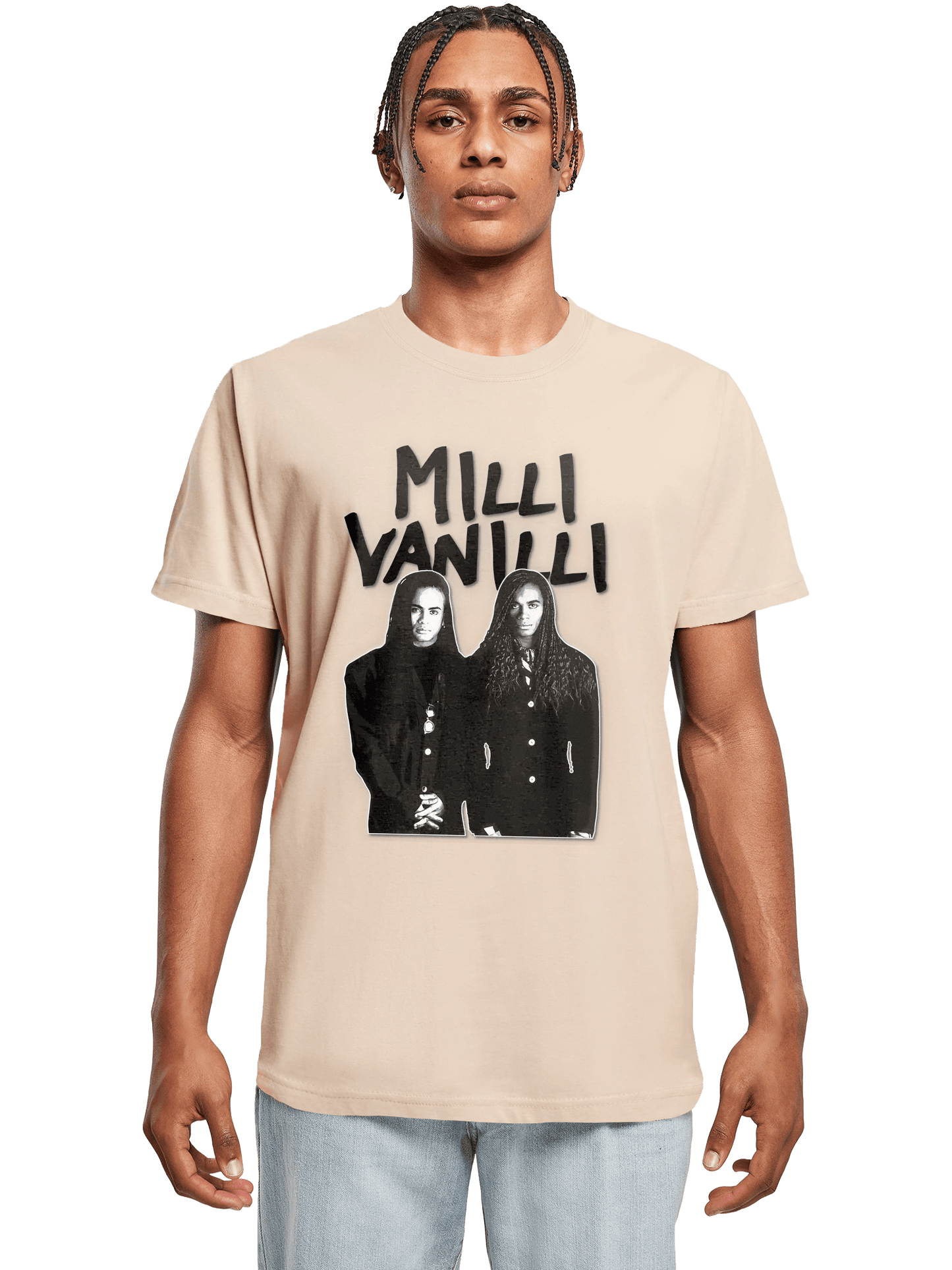 Milli Vanilli T-Shirt im Stil der 2000er Jahre