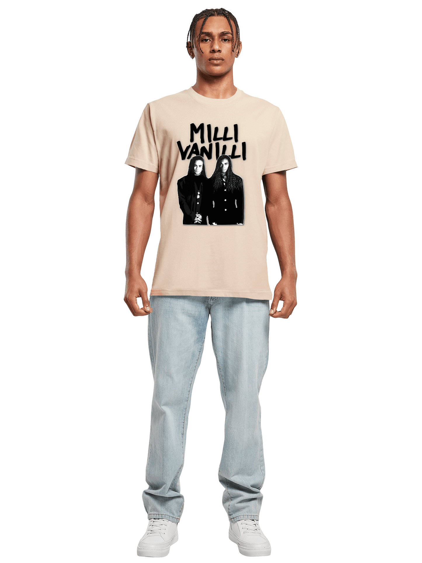 Milli Vanilli T-Shirt im Stil der 2000er Jahre